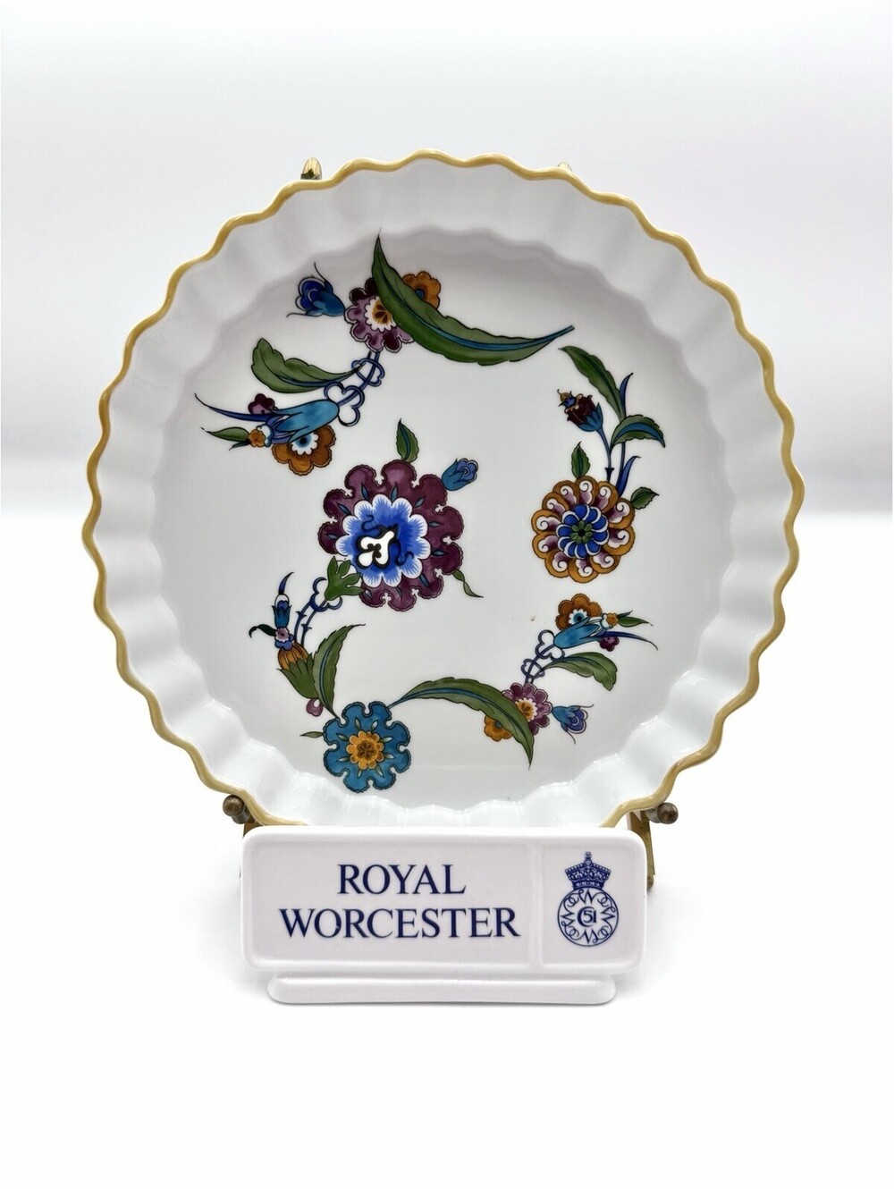 Royal Worcester Palmyra - Quiche, 7"